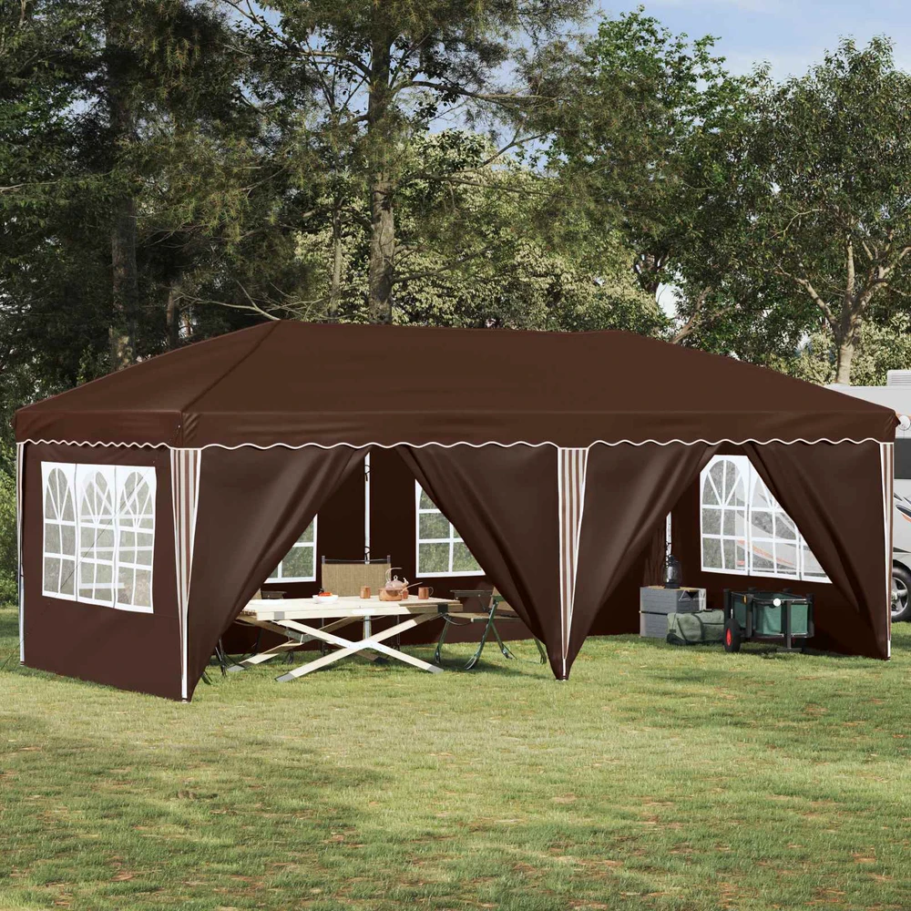 Pop-up šventinis palapinė 575 x 288 x 245 cm Ruda