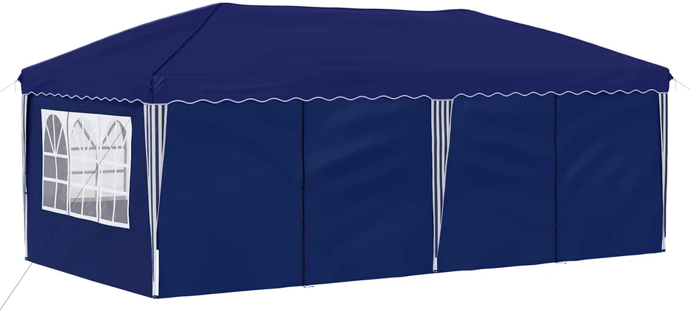 Pop-up šventinis palapinė 575 x 288 x 245 cm Mėlyna