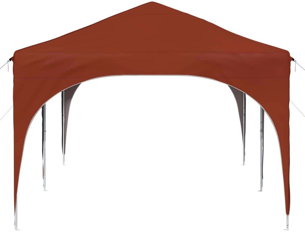 Pop-up šventinis palapinė 575 x 288 x 245 cm Terakotos