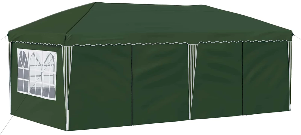 Pop-up šventinis palapinė 575 x 288 x 245 cm Žalia