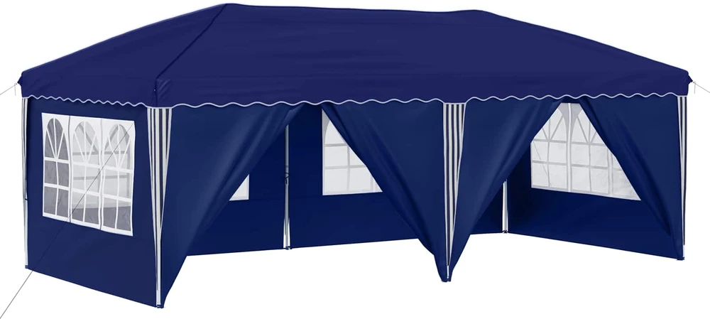 Pop-up šventinis palapinė 575 x 288 x 245 cm Mėlyna
