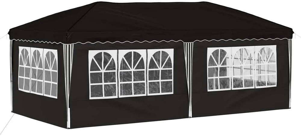 Pop-up šventinis palapinė 575 x 288 x 245 cm Juoda
