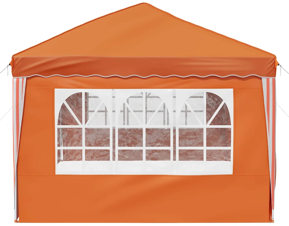 Pop-up šventinis palapinė 575 x 288 x 245 cm Oranžinė