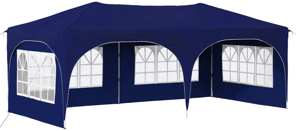 Pop-up šventinis palapinė 575 x 288 x 245 cm Mėlyna