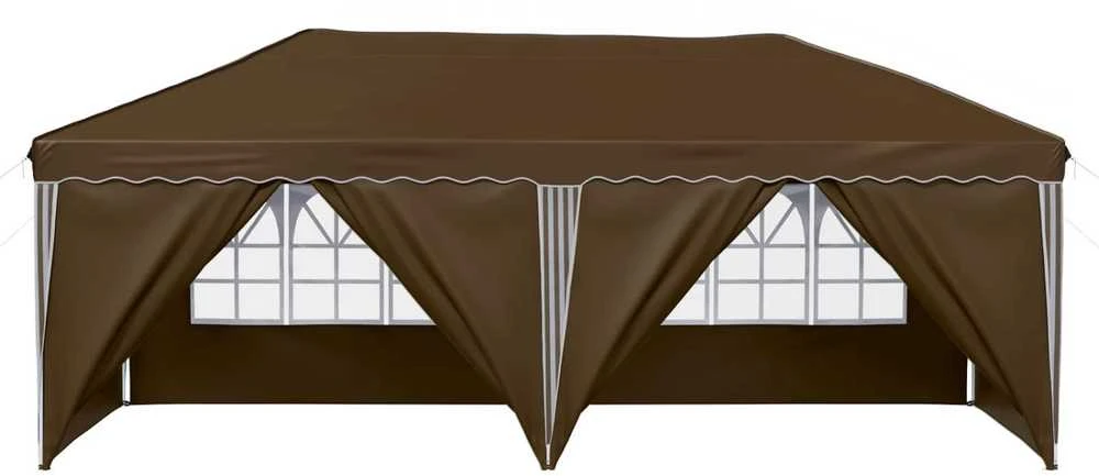 Pop-up šventinis palapinė 575 x 288 x 245 cm Taupe