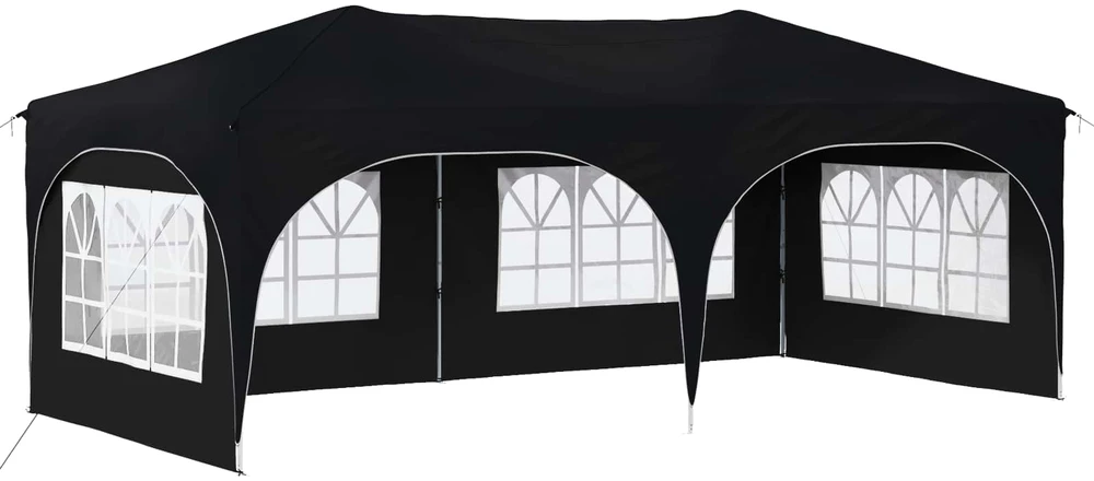 Pop-up šventinis palapinė 575 x 288 x 245 cm Antracito