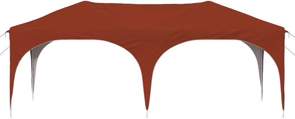 Pop-up šventinis palapinė 575 x 288 x 245 cm Terakotos