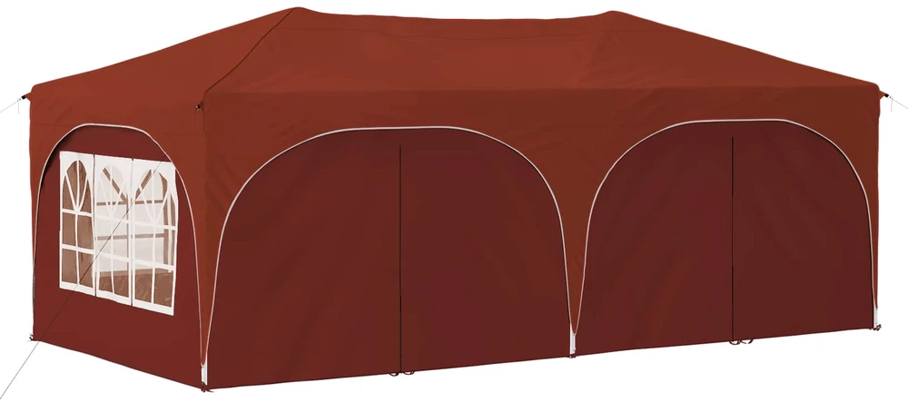 Pop-up šventinis palapinė 575 x 288 x 245 cm Terakotos
