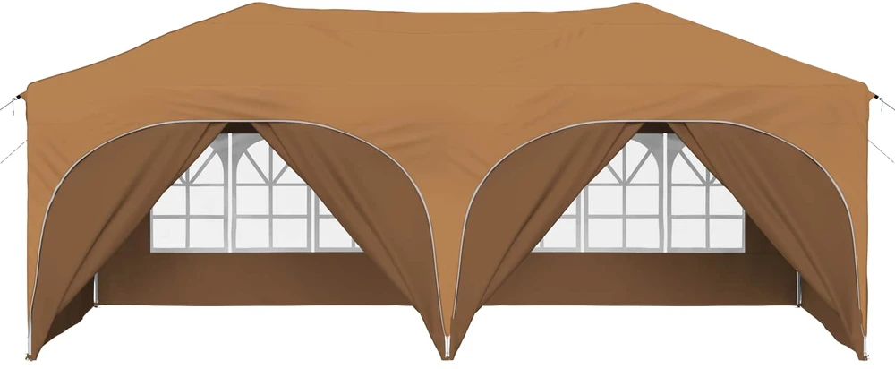 Pop-up šventinis palapinė 575 x 288 x 245 cm Smėlio