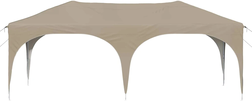 Pop-up šventinis palapinė 575 x 288 x 245 cm Kreminė