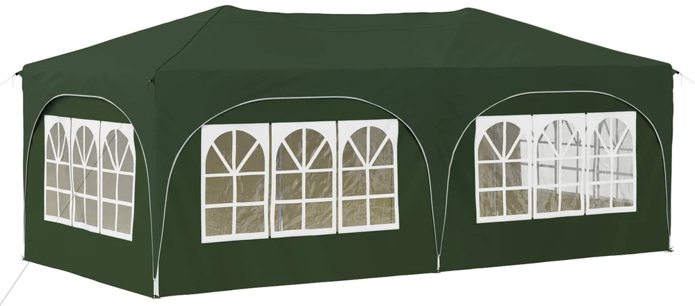 Pop-up šventinis palapinė 575 x 288 x 245 cm Žalia