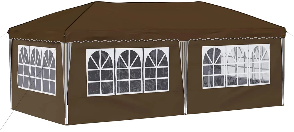 Pop-up šventinis palapinė 575 x 288 x 245 cm Taupe