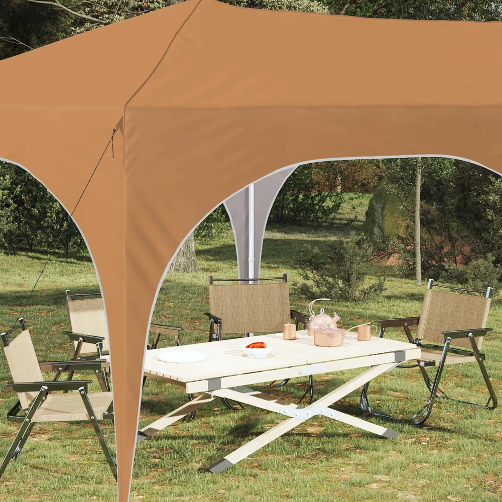 Pop-up šventinis palapinė 575 x 288 x 245 cm Smėlio