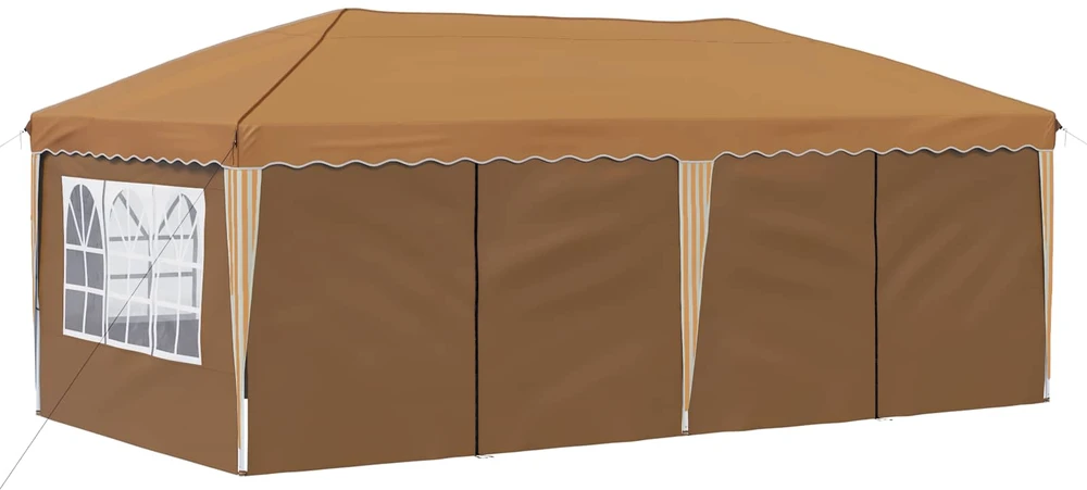 Pop-up šventinis palapinė 575 x 288 x 245 cm Smėlio