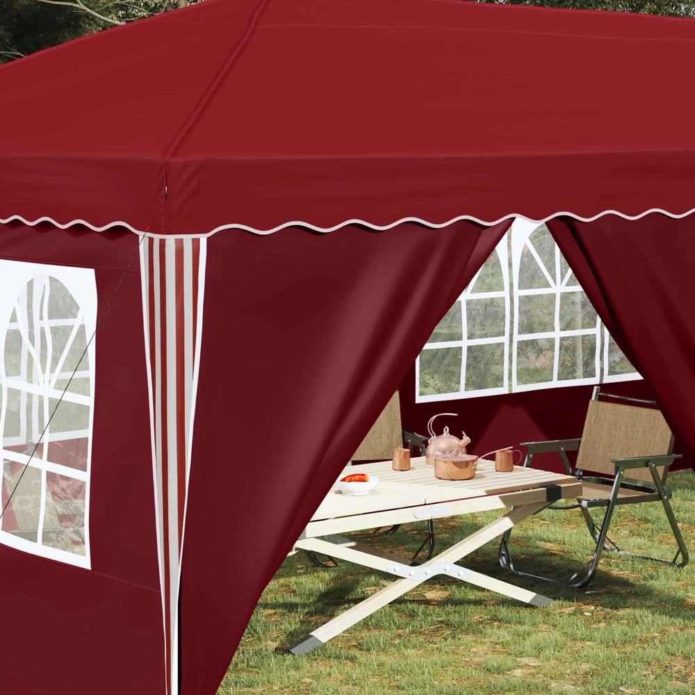 Pop-up šventinis palapinė 575 x 288 x 245 cm Vyšninė