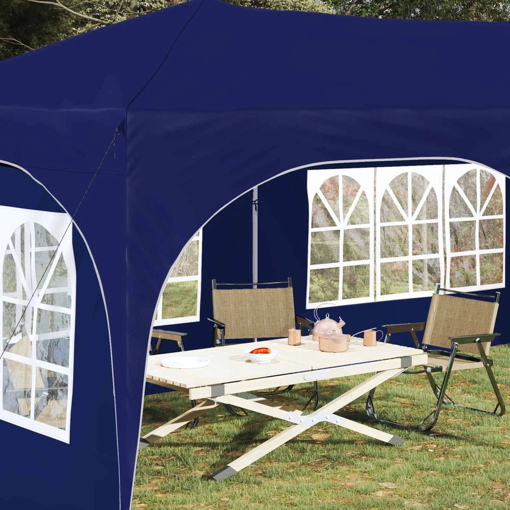 Pop-up šventinis palapinė 575 x 288 x 245 cm Mėlyna