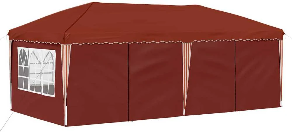 Pop-up šventinis palapinė 575 x 288 x 245 cm Terakotos