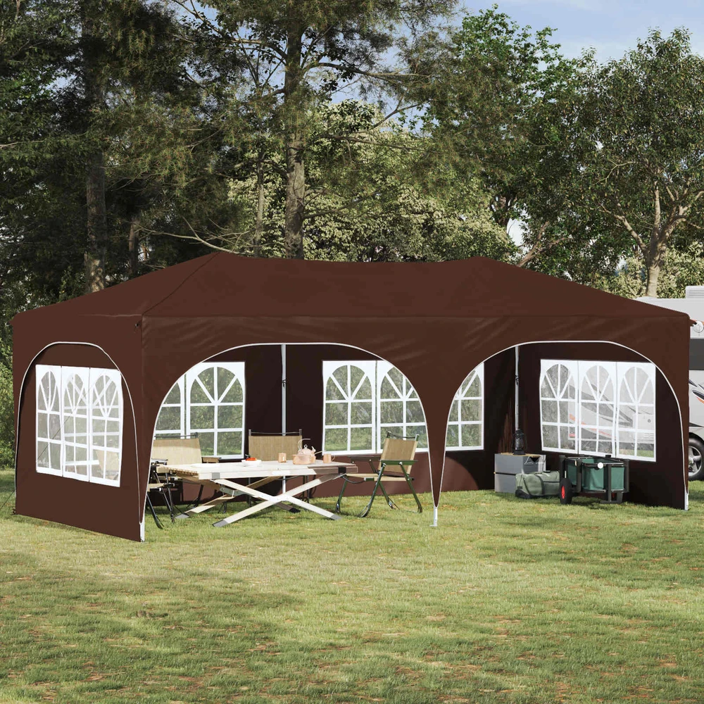 Pop-up šventinis palapinė 575 x 288 x 245 cm Ruda