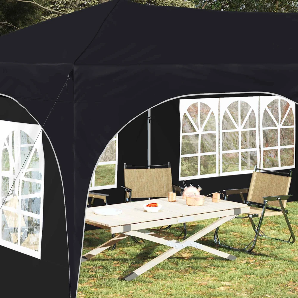 Pop-up šventinis palapinė 575 x 288 x 245 cm Antracito
