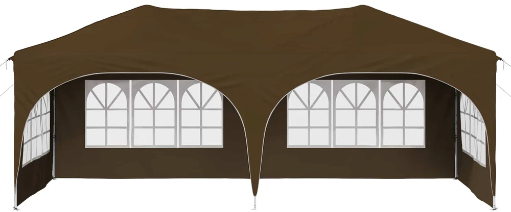 Pop-up šventinis palapinė 575 x 288 x 245 cm Taupe