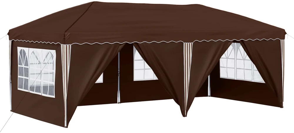 Pop-up šventinis palapinė 575 x 288 x 245 cm Ruda