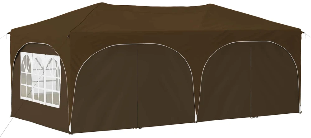 Pop-up šventinis palapinė 575 x 288 x 245 cm Taupe