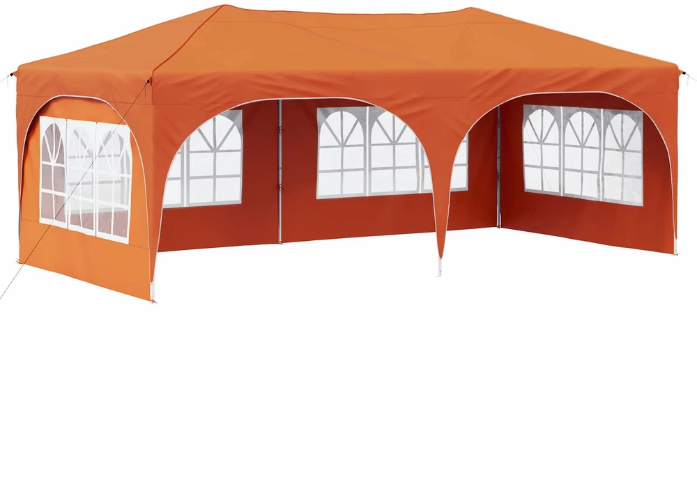 Pop-up šventinis palapinė 575 x 288 x 245 cm Oranžinė