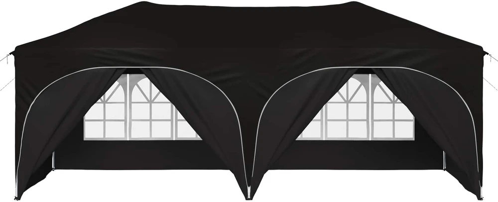Pop-up šventinis palapinė 575 x 288 x 245 cm Juoda