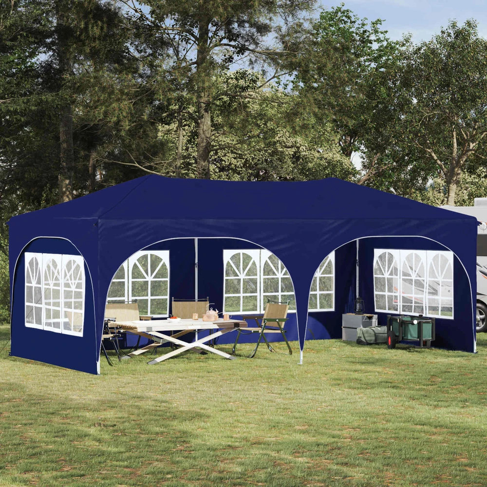 Pop-up šventinis palapinė 575 x 288 x 245 cm Mėlyna