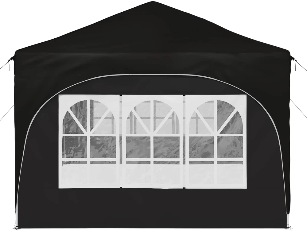 Pop-up šventinis palapinė 575 x 288 x 245 cm Juoda