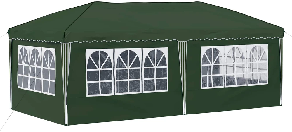 Pop-up šventinis palapinė 575 x 288 x 245 cm Žalia
