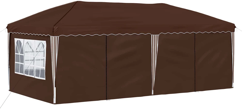 Pop-up šventinis palapinė 575 x 288 x 245 cm Ruda