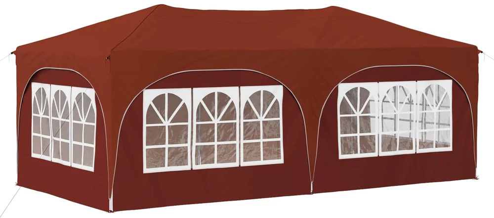Pop-up šventinis palapinė 575 x 288 x 245 cm Terakotos