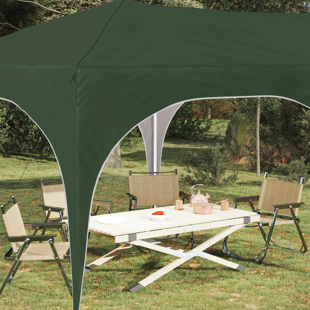 Pop-up šventinis palapinė 575 x 288 x 245 cm Žalia