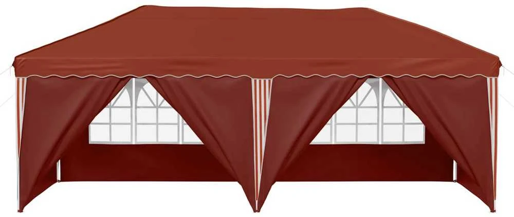 Pop-up šventinis palapinė 575 x 288 x 245 cm Terakotos
