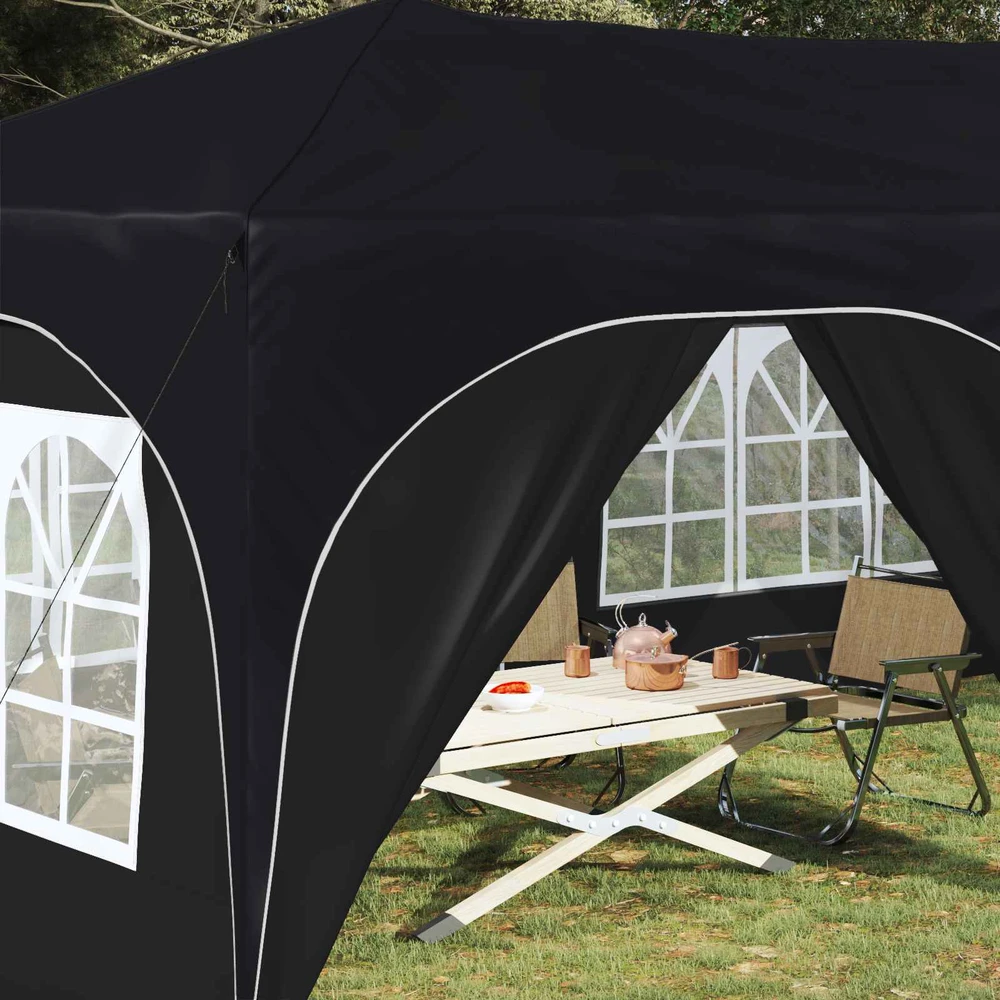 Pop-up šventinis palapinė 575 x 288 x 245 cm Antracito