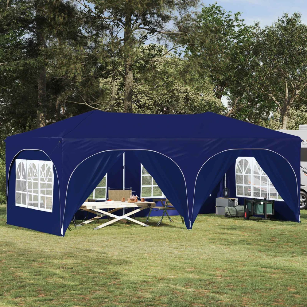 Pop-up šventinis palapinė 575 x 288 x 245 cm Mėlyna