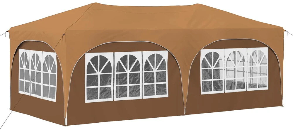 Pop-up šventinis palapinė 575 x 288 x 245 cm Smėlio