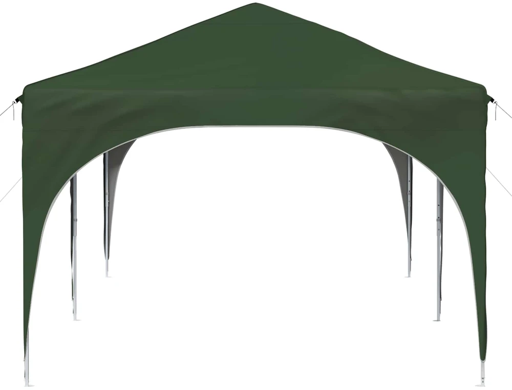 Pop-up šventinis palapinė 575 x 288 x 245 cm Žalia