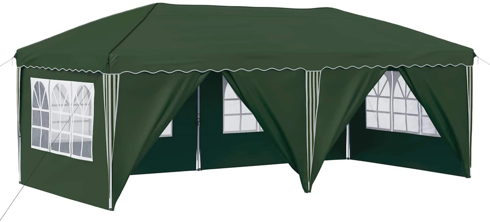 Pop-up šventinis palapinė 575 x 288 x 245 cm Žalia