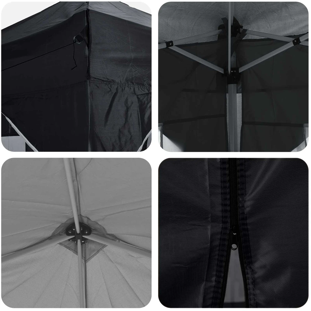 Pop-up šventinis palapinė 575 x 288 x 245 cm Antracito