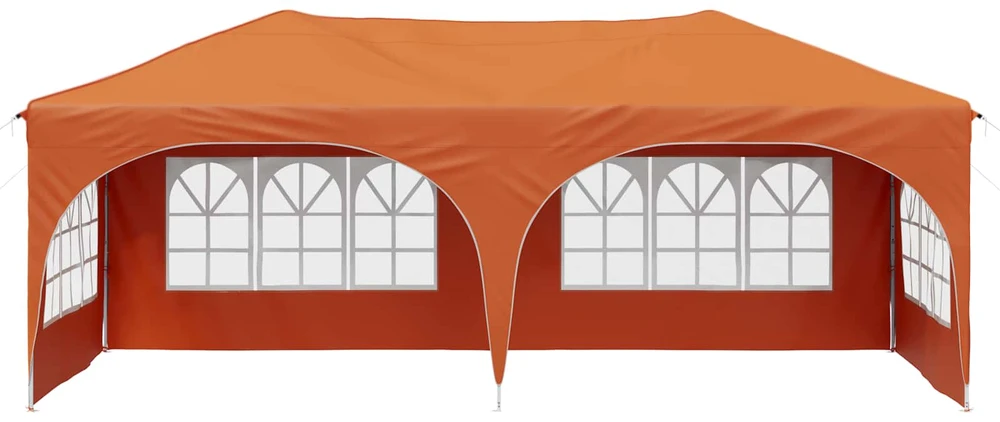 Pop-up šventinis palapinė 575 x 288 x 245 cm Oranžinė