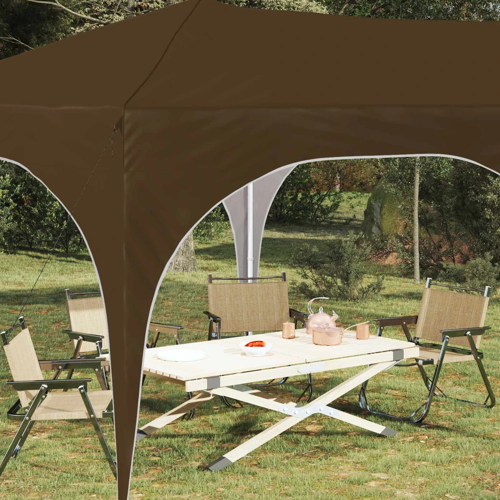Pop-up šventinis palapinė 575 x 288 x 245 cm Taupe