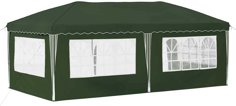 Pop-up šventinis palapinė 575 x 289 x 245 cm Žalia