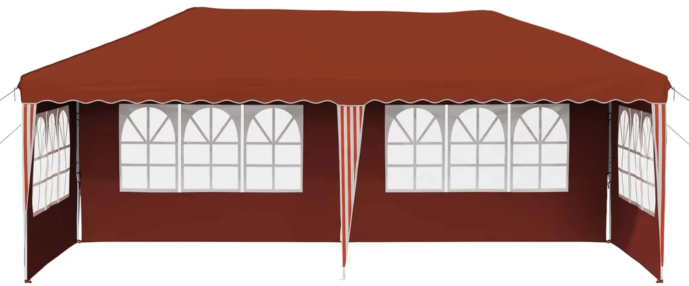 Pop-up šventinis palapinė 574 x 289 x 245 cm Terakotos