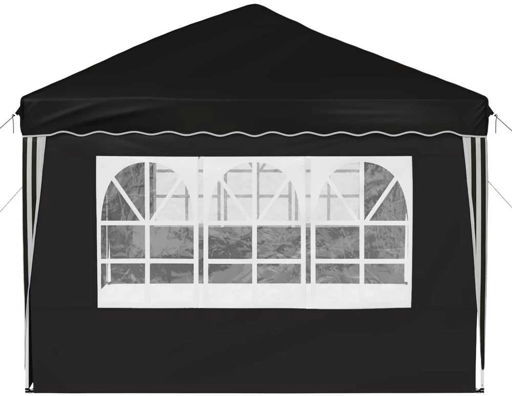 Pop-up šventinis palapinė 575 x 289 x 245 cm Juoda