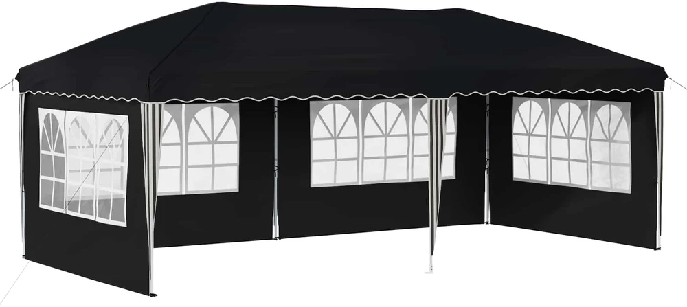 Pop-up šventinis palapinė 575 x 289 x 245 cm Antracitas