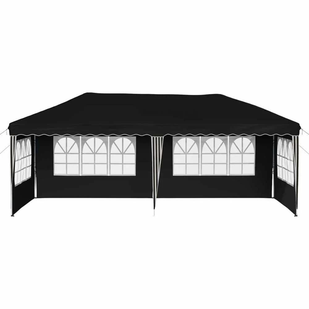 Pop-up šventinis palapinė 575 x 289 x 245 cm Juoda