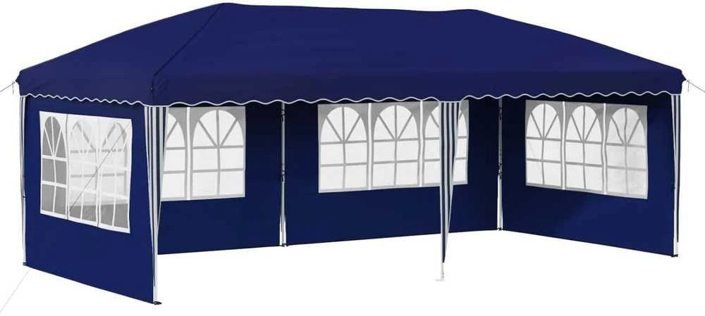 Pop-up šventinis palapinė 575 x 289 x 245 cm Mėlyna