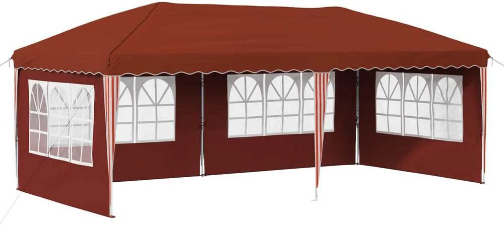 Pop-up šventinis palapinė 575 x 289 x 245 cm Terakotos